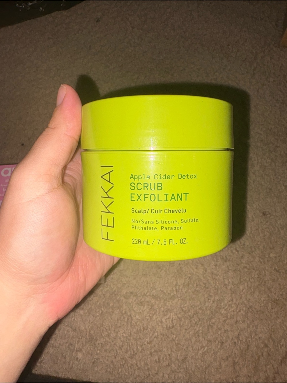 Fekkai Apple Cider Detox Scalp Scrub Exfoliant - Lime Green
